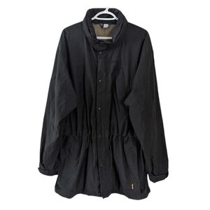 VINTAGE MEC Lightweight Hooded Waterproof Gore-Tex Jacket black Large
